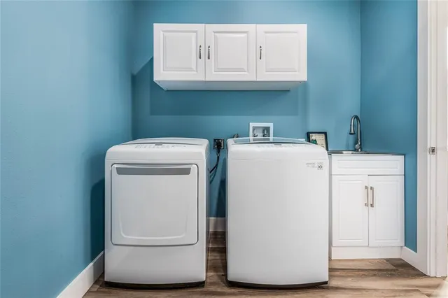 a bedroom with a bed and a table