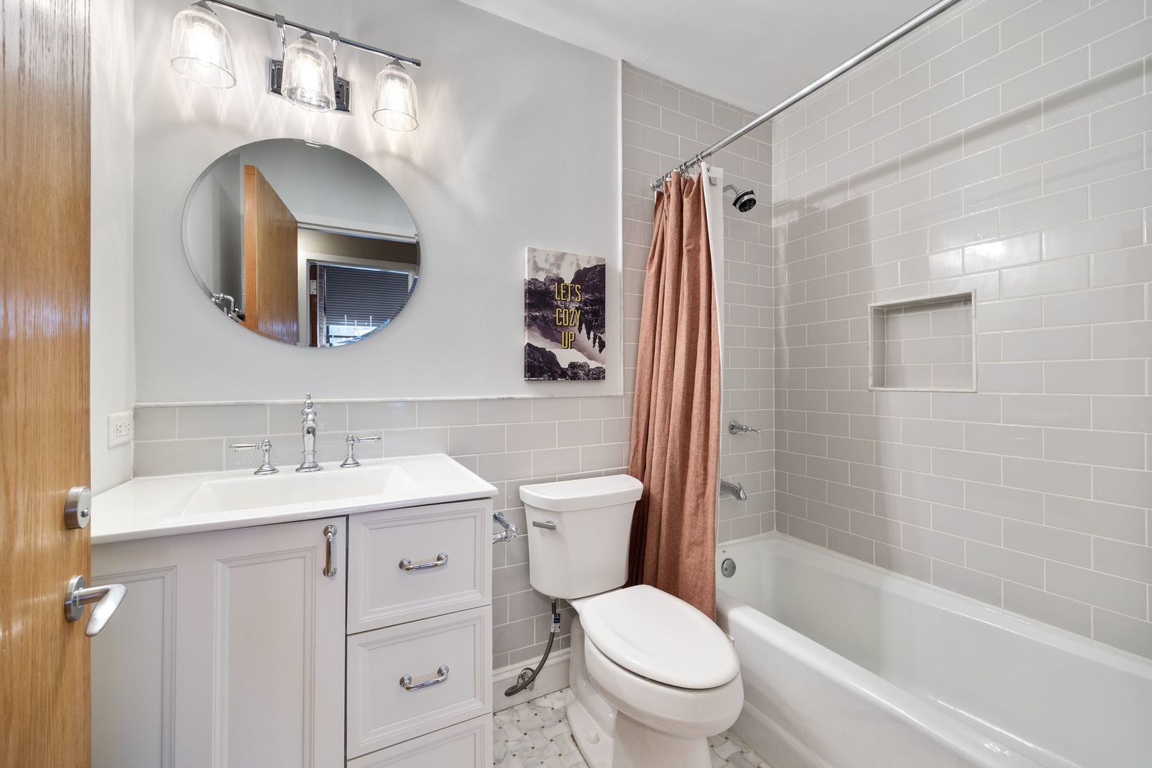 2222 North Racine Avenue, Unit 12 Chicago, IL 60614 - Photo 27 of 37 a bathroom with a sink toilet and shower