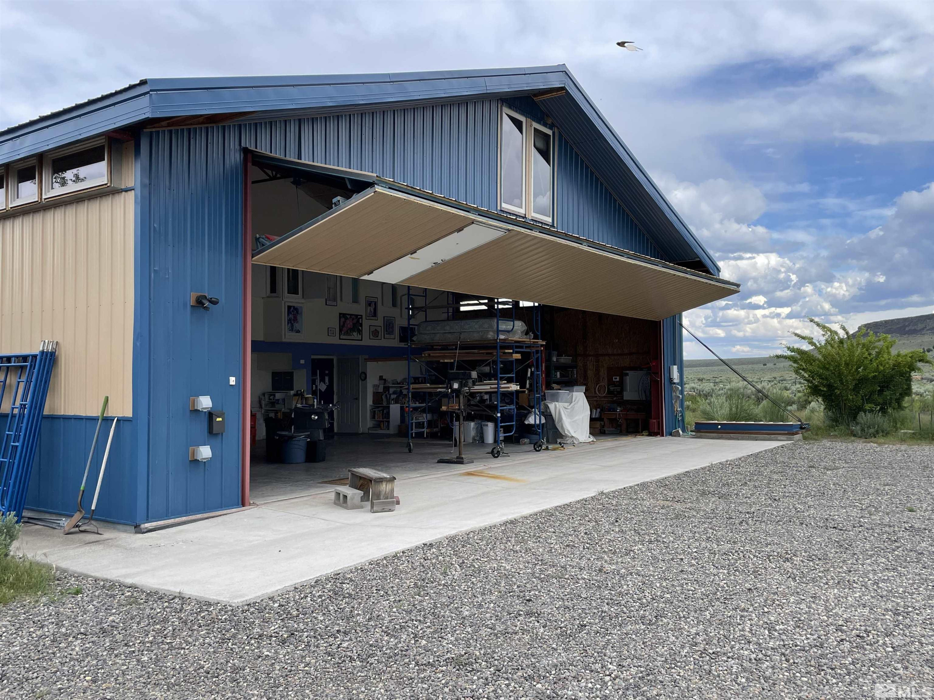 93205 State Route 34 Gerlach, NV 89412 - Photo 15 of 70 a view of a car park in front of house