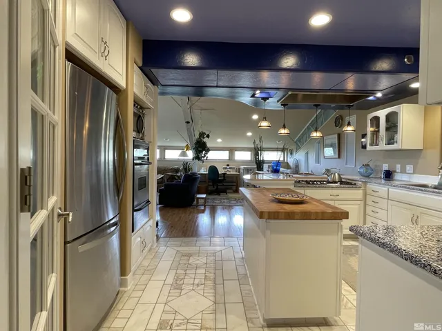 a view of an ocean beach