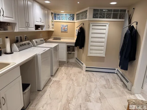 a view of a terrace with a garden