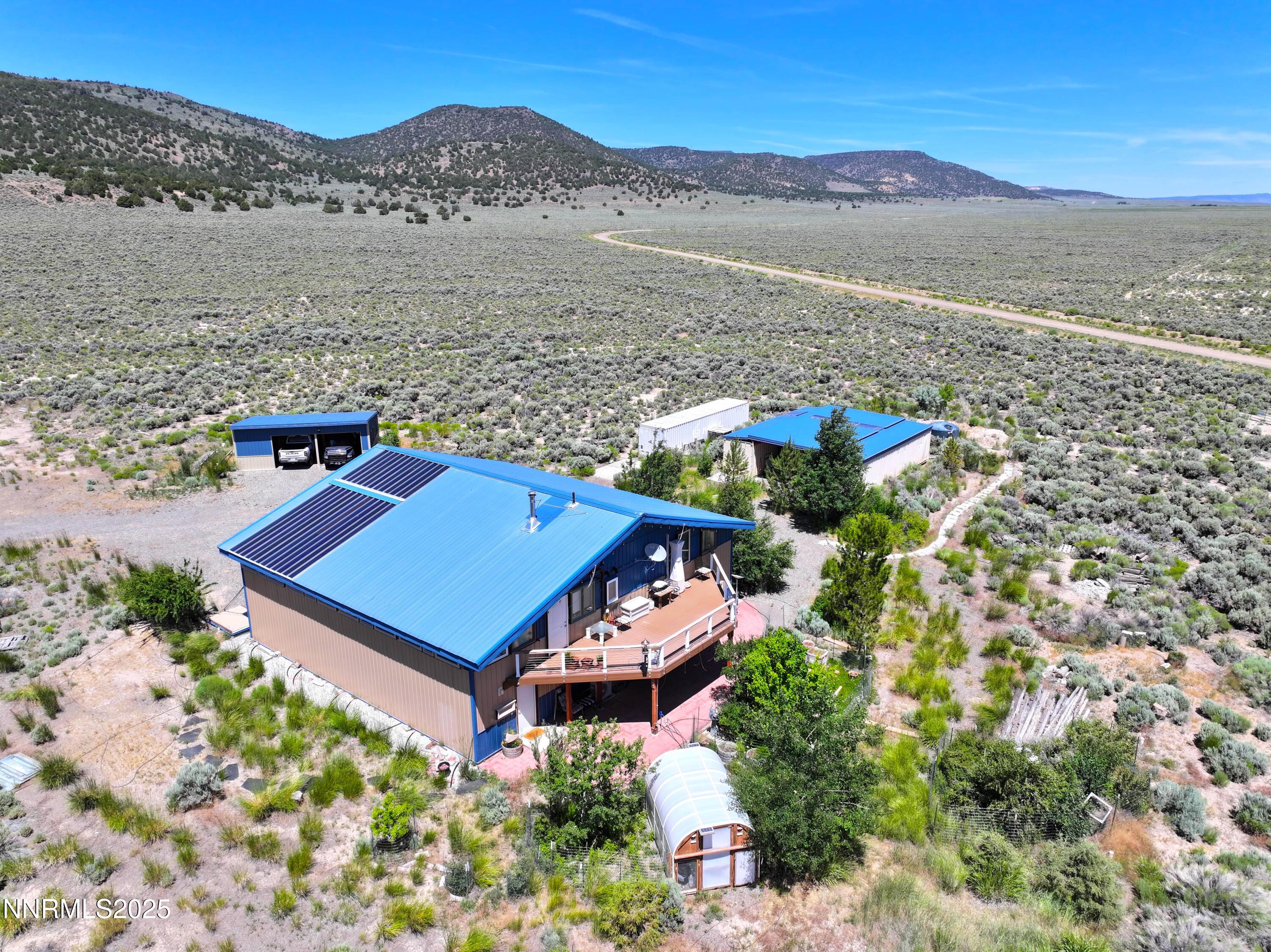 93205 State Route 34 Gerlach, NV 89412 - Photo 44 of 70 an aerial view of a house with a outdoor space