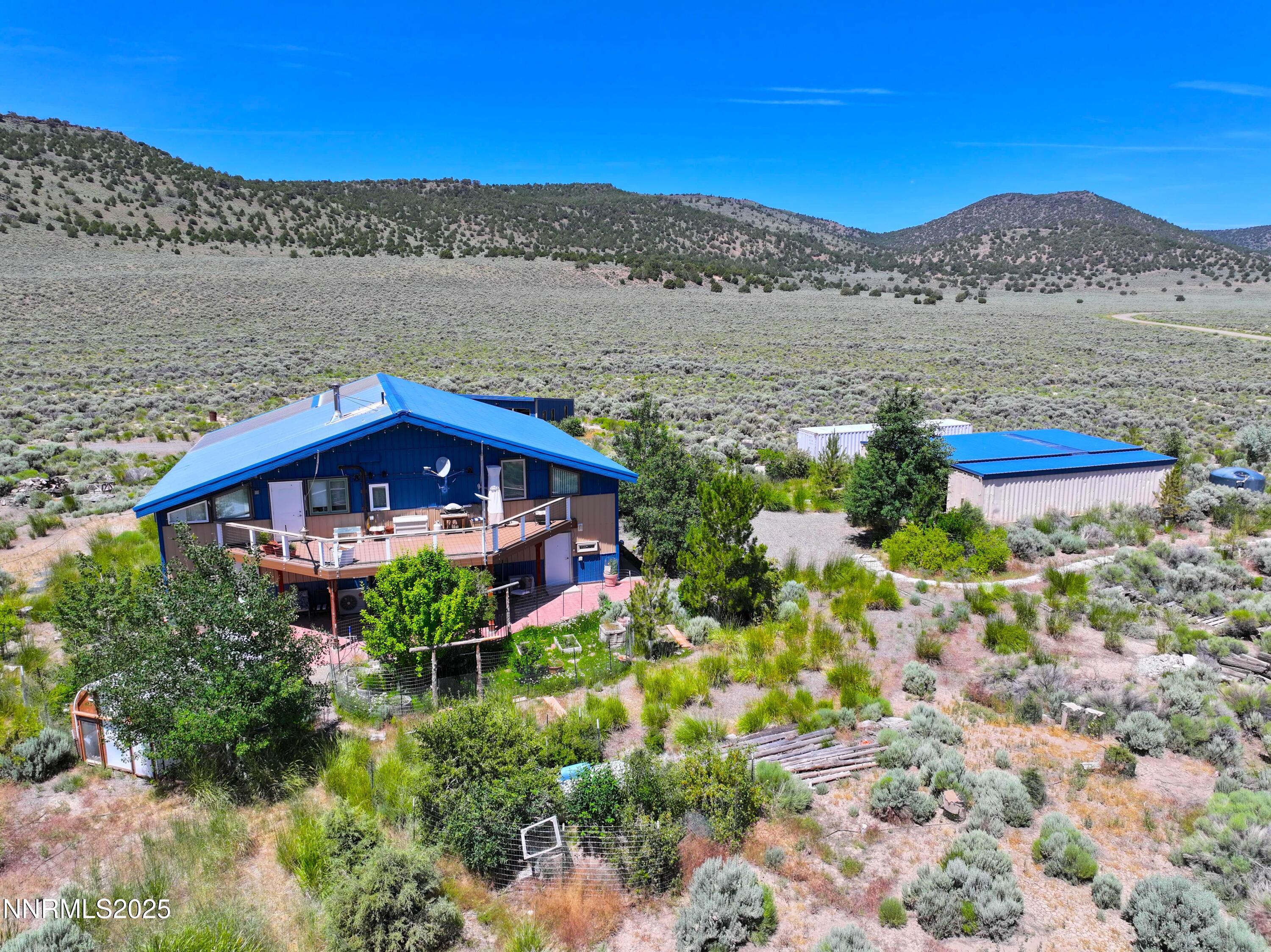 93205 State Route 34 Gerlach, NV 89412 - Photo 45 of 70 a view of a house with a yard and a mountain view