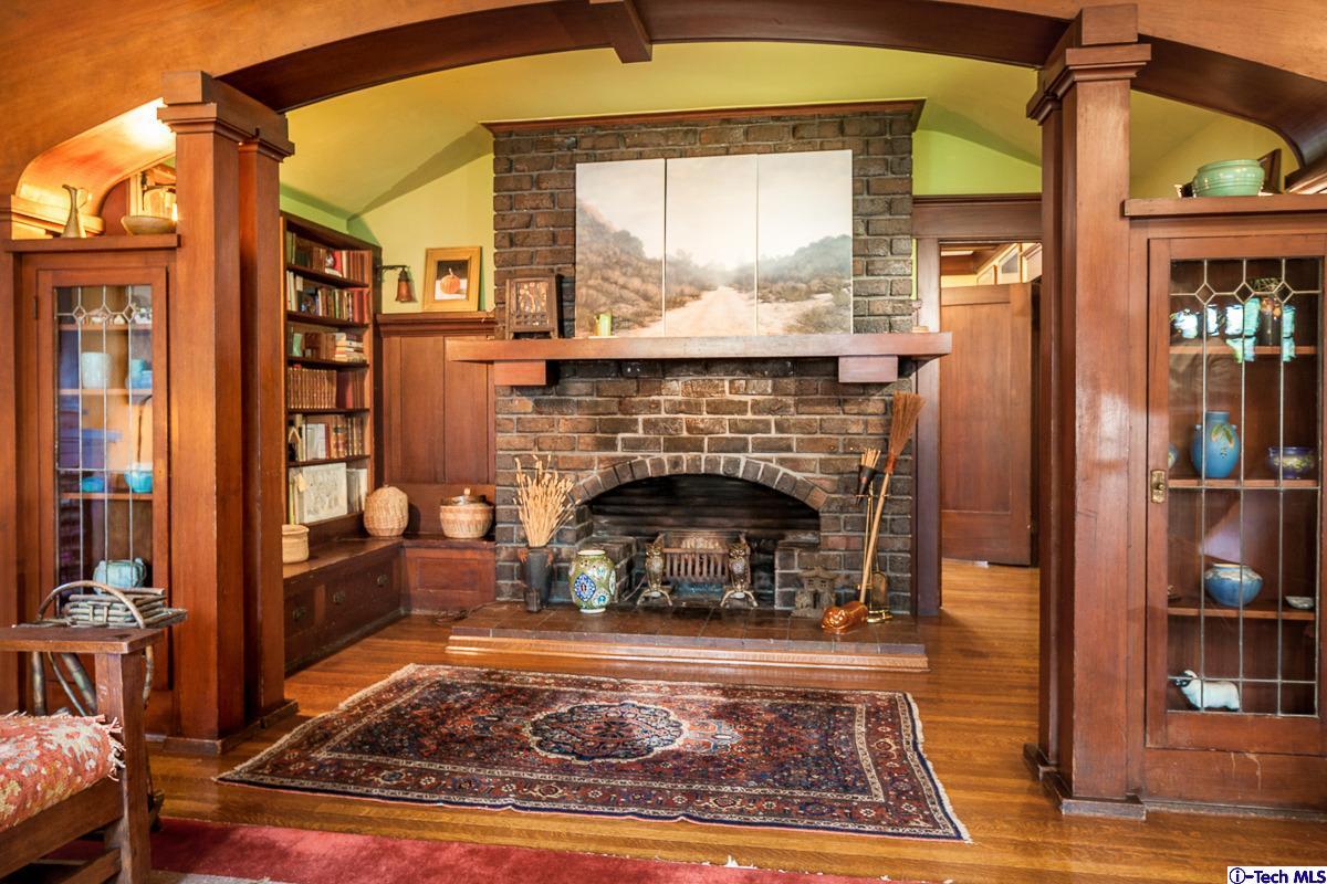 1255 Morada Place Altadena, CA 91001 - Photo 4 of 37 a living room with furniture fireplace and rug