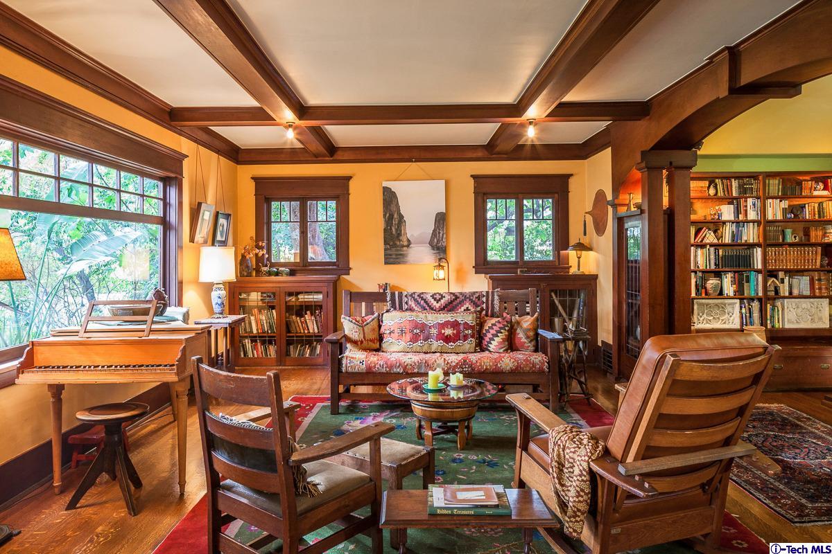 1255 Morada Place Altadena, CA 91001 - Photo 5 of 37 a view of a dining room with furniture window and outside view