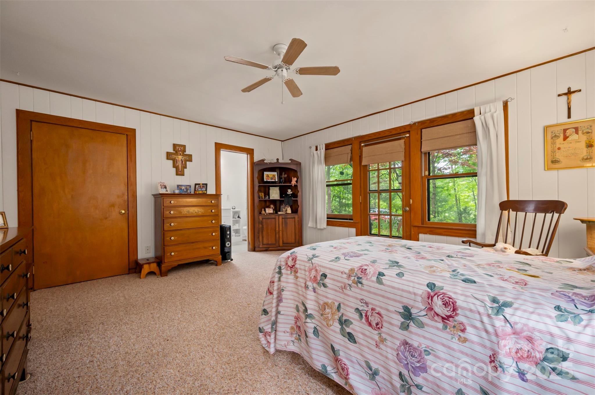 312 Page Farm Road Tryon, NC 28782 - Photo 26 of 44 a bedroom with a bed and a large window
