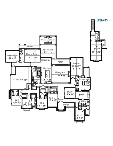 a view of a lake with a big yard