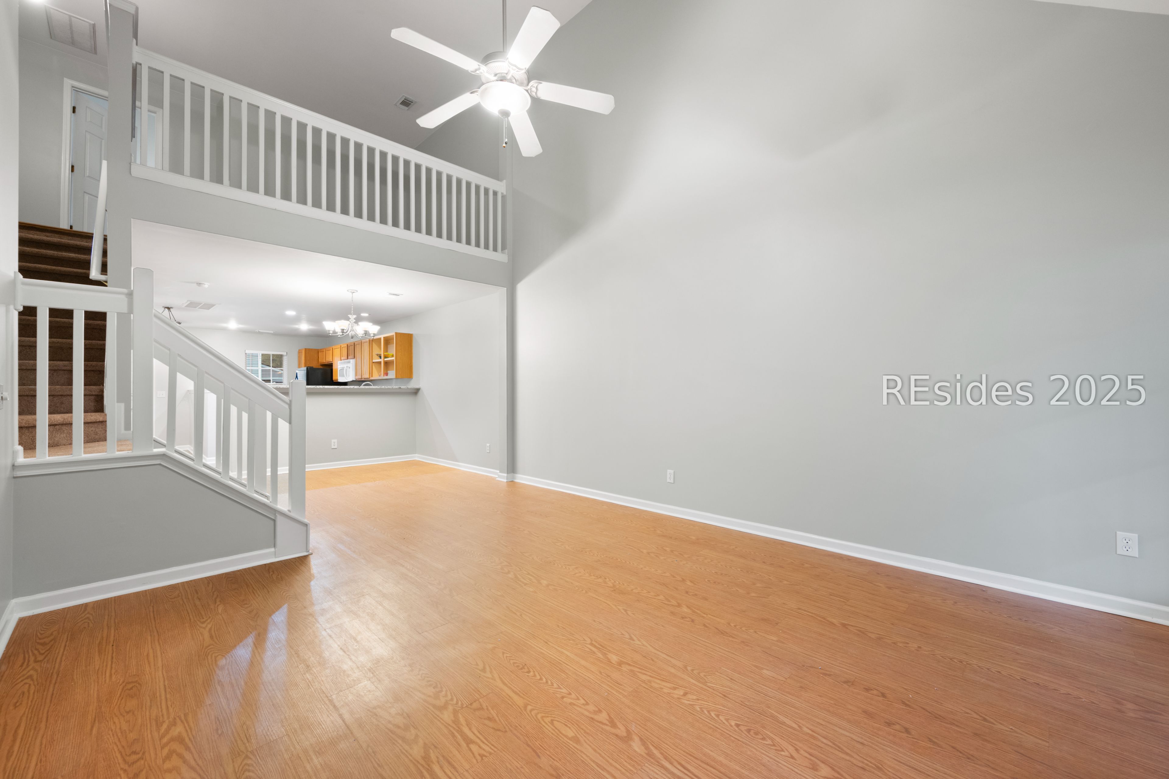 307 East Avenue Bluffton, SC 29910 - Photo 13 of 36 Family Room with view of loft and kitchen.