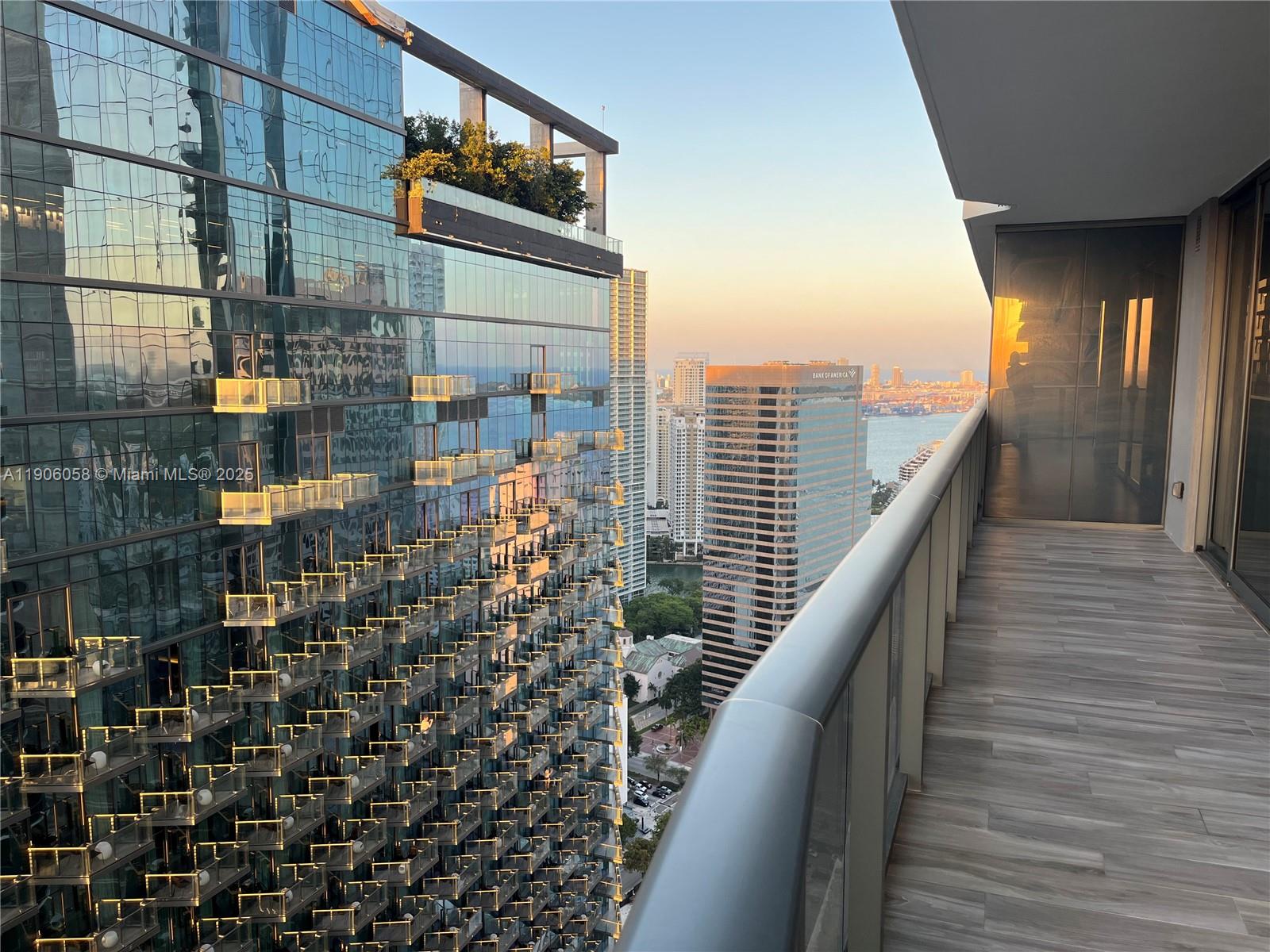 801 South Miami Avenue, Unit 4309 Miami, FL 33131 - Photo 3 of 34 a city view from a balcony