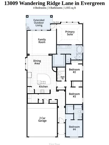 $401,990 | 13009 Wandering Rdg Lane, Conroe, TX 77302