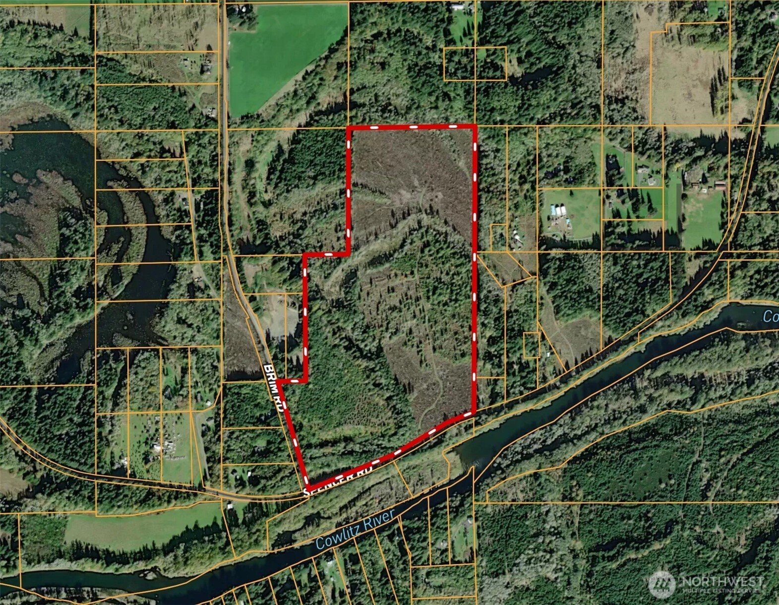 14-xx Spencer Road Toledo, WA 98591 - Photo 2 of 19 an aerial view of street