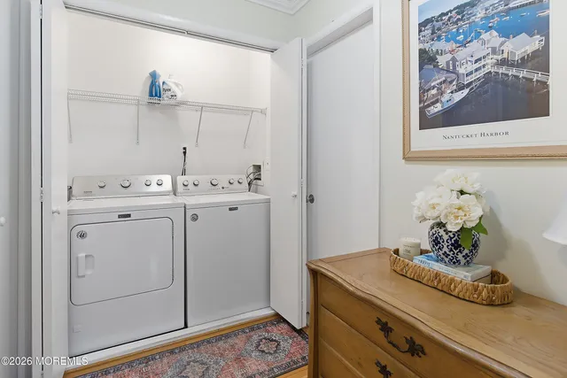 a view of a hallway with workspace