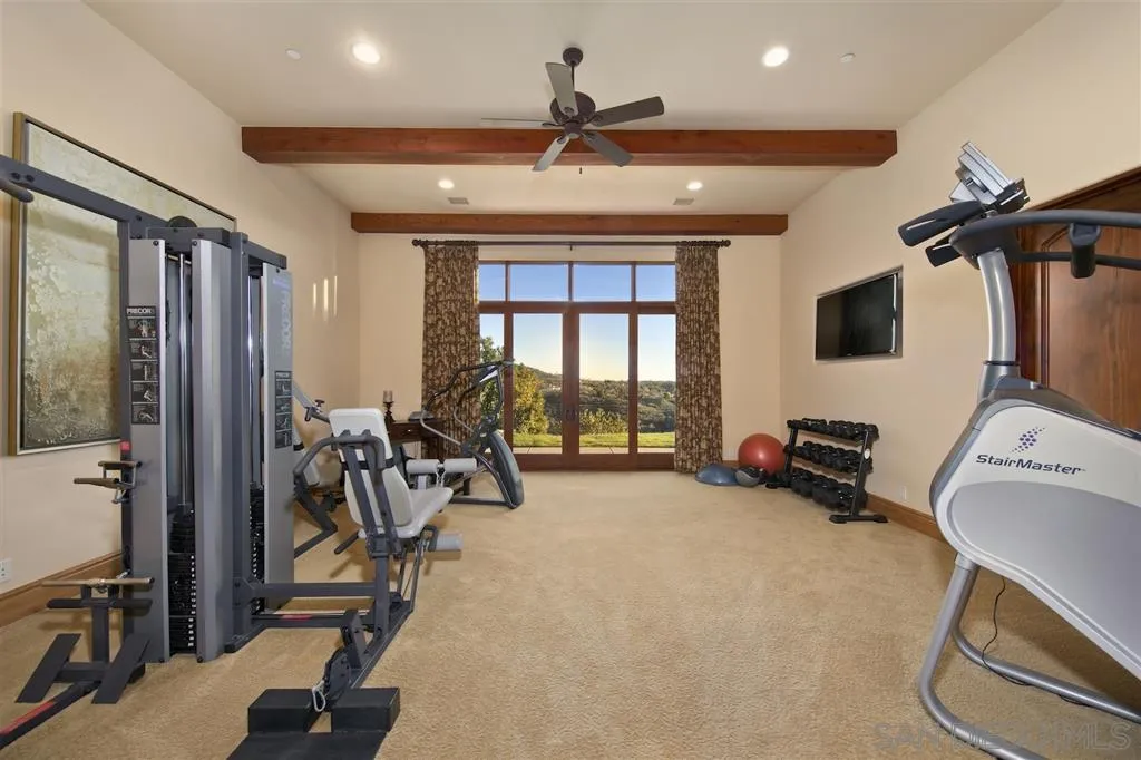 17087 Old Coach Road Poway, CA 92064 - Photo 18 of 25 a view of a room with gym equipment