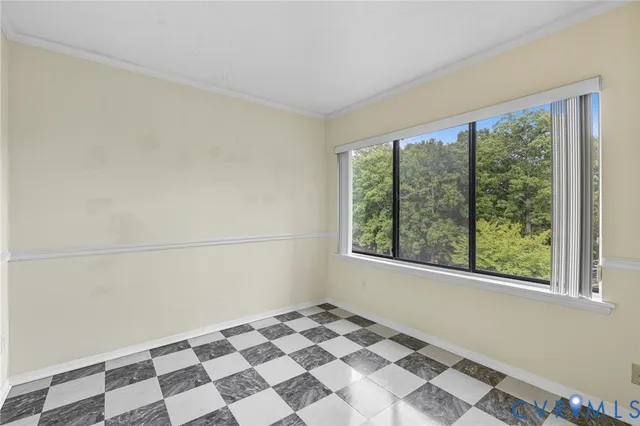 a view of a room with window