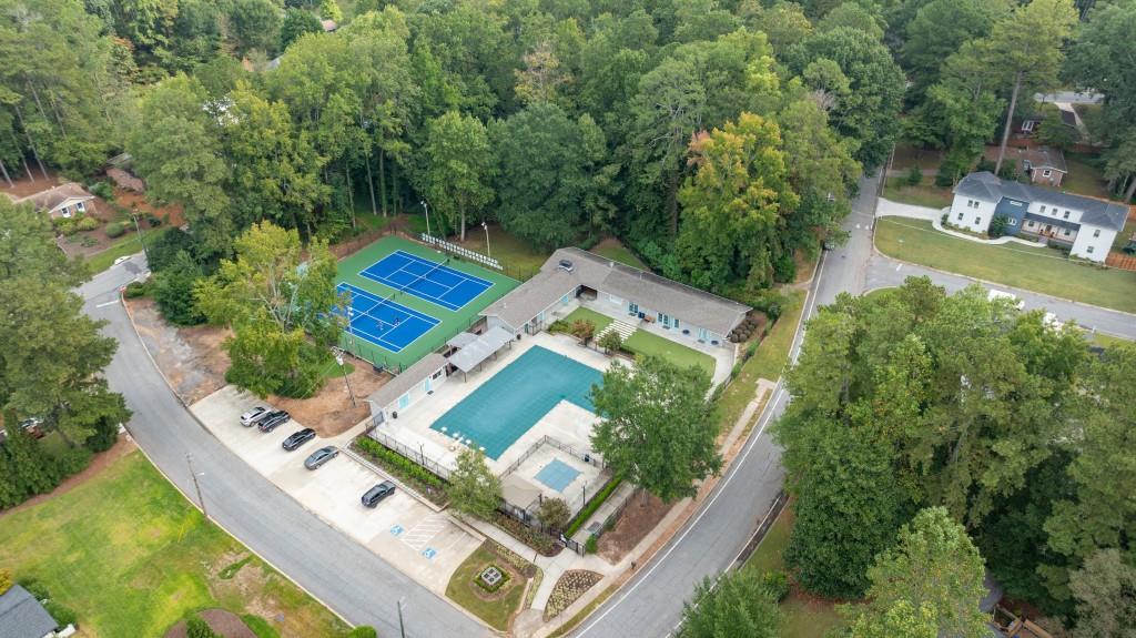 3838 Longview Drive Chamblee, GA 30341 - Photo 42 of 45 an aerial view of a house with a garden
