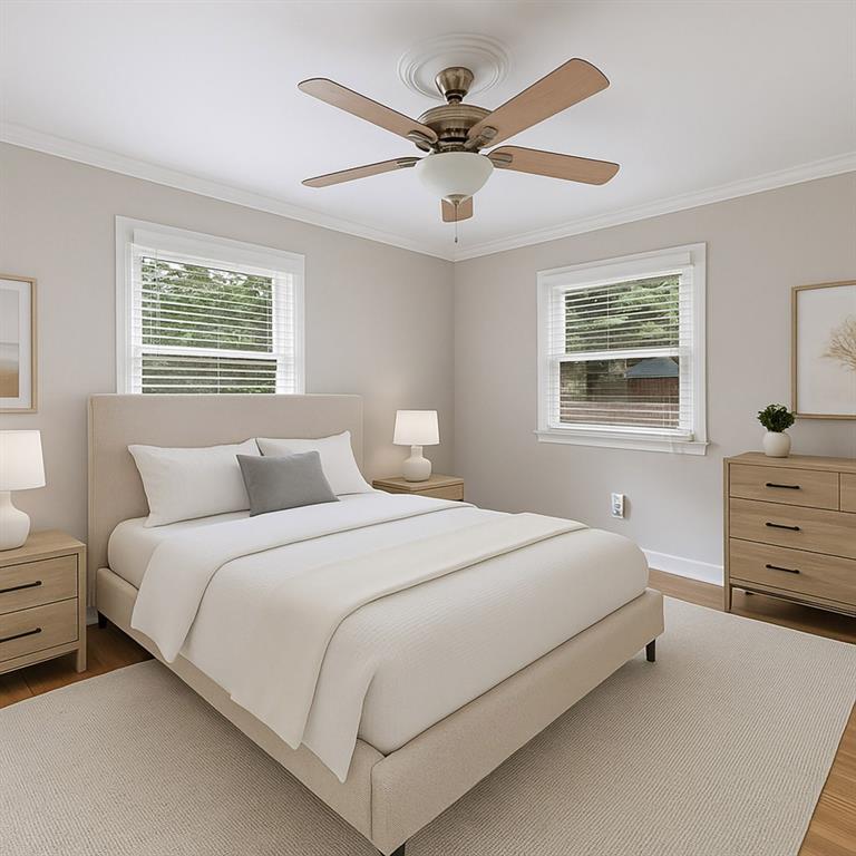 3838 Longview Drive Chamblee, GA 30341 - Photo 8 of 45 a bedroom with a bed and a dresser