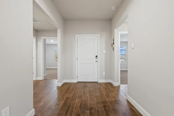 wooden floor in an empty room