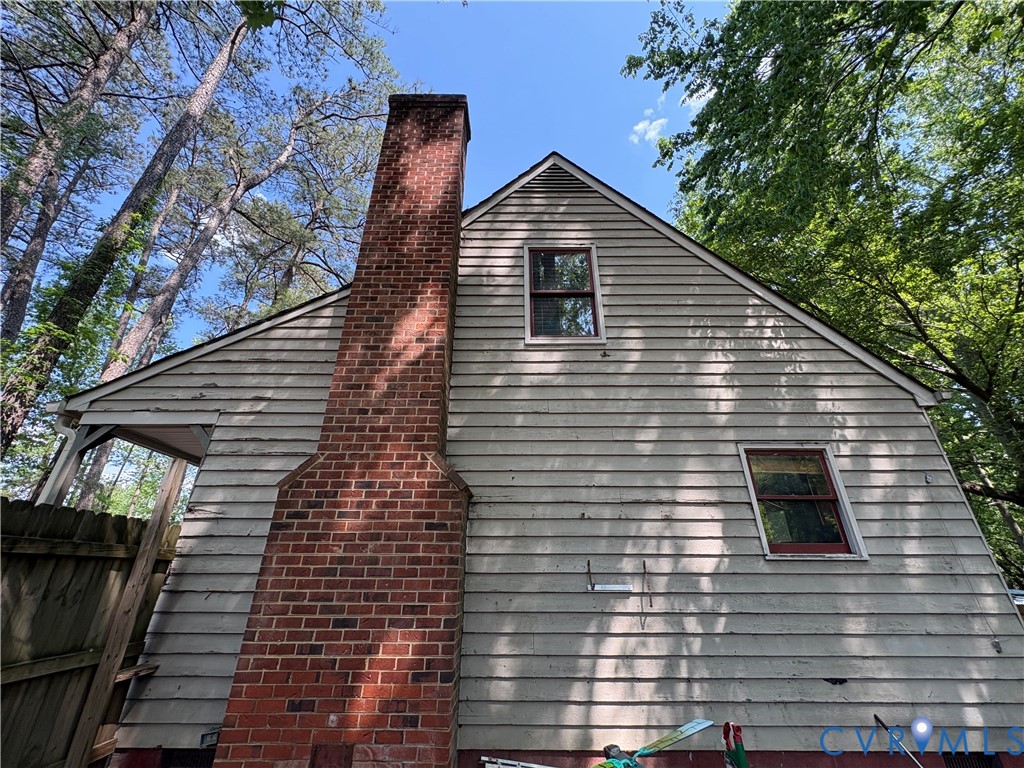 1291 Grapevine Road Sandston, VA 23150 - Photo 19 of 25 Brick Chimney