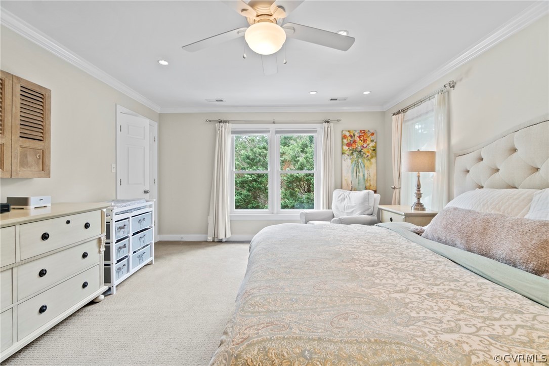 12635 Eagle Ridge Road Henrico, VA 23233 - Photo 22 of 49 Love that the primary bedroom has recessed lightin