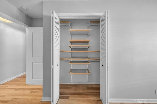 a view of backyard with wooden stairs
