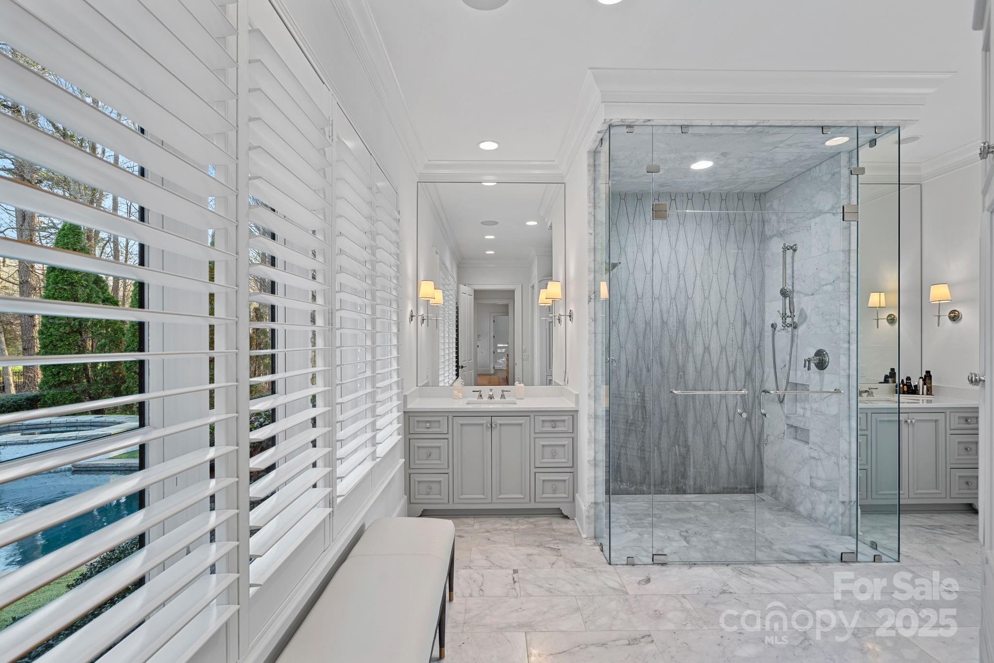19117 Davidson-Concord Road Davidson, NC 28036 - Photo 22 of 48 a bathroom with a shower and a sink