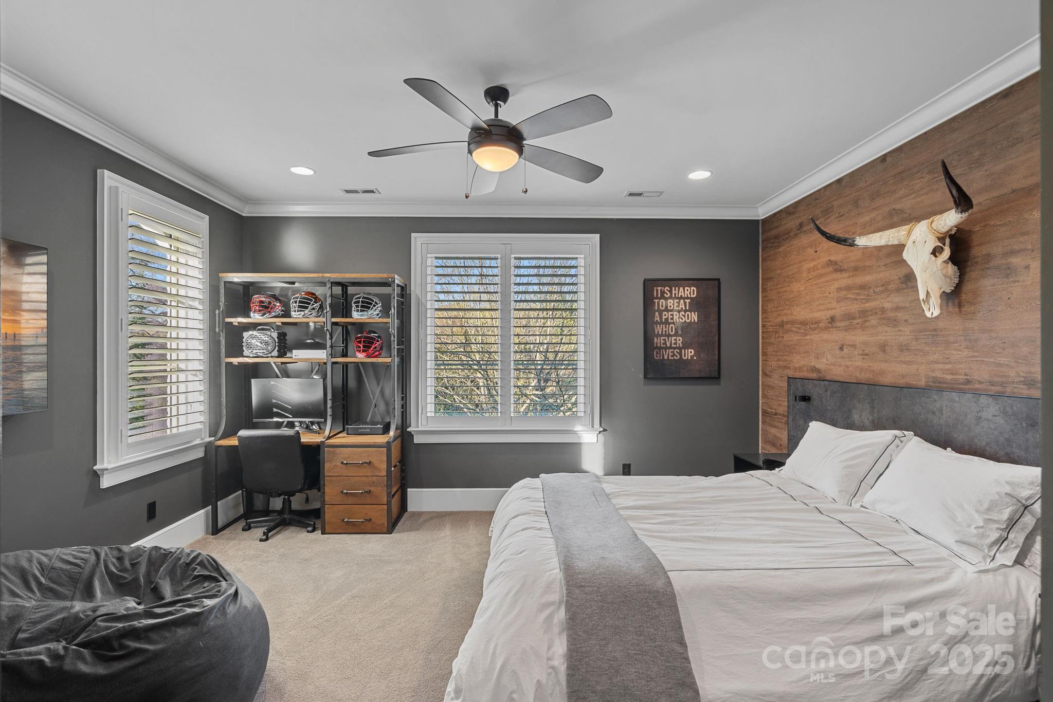 19117 Davidson-Concord Road Davidson, NC 28036 - Photo 29 of 48 a bedroom with a bed furniture and window