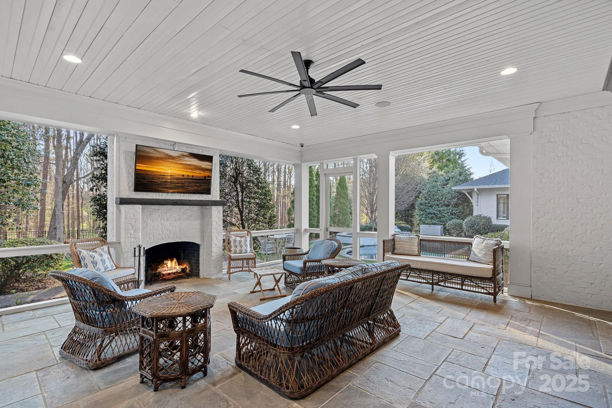 19117 Davidson-Concord Road Davidson, NC 28036 - Photo 38 of 48 a living room with furniture fireplace and window