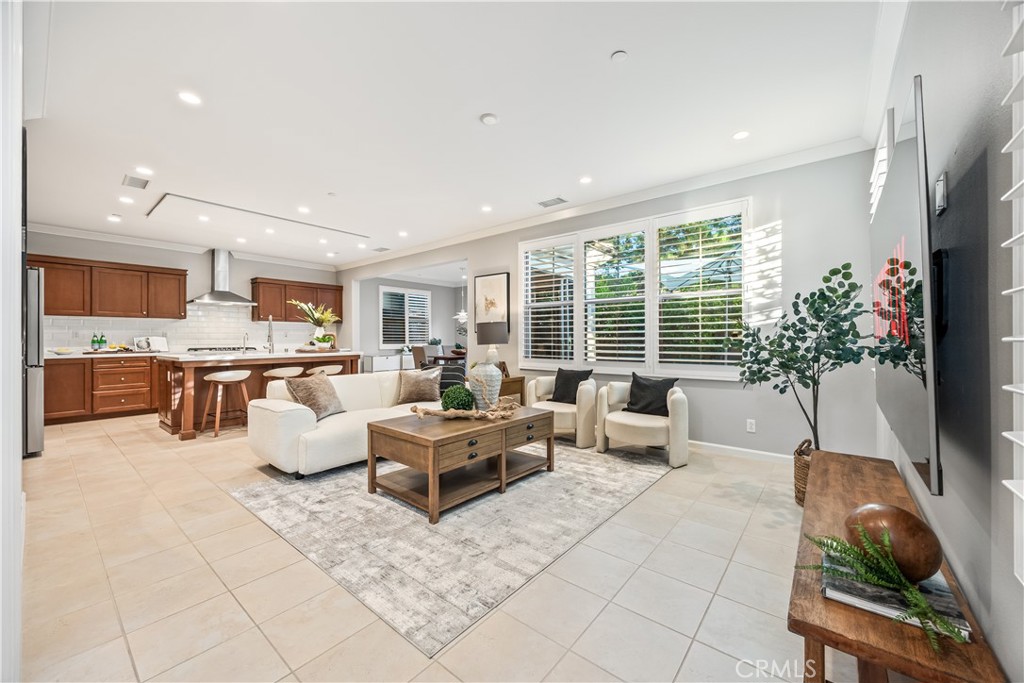 51 Decker Irvine, CA 92620 - Photo 1 of 49 a living room with fireplace furniture and a large window