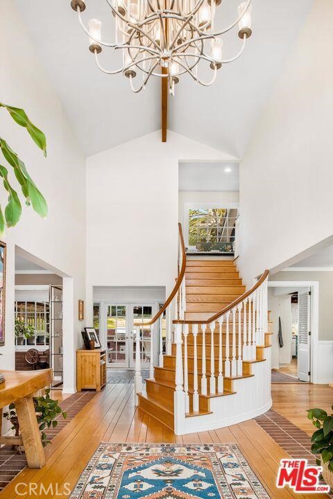 5255 Round Meadow Road Hidden Hills, CA 91302 - Photo 2 of 18 a view of a living room and chandelier