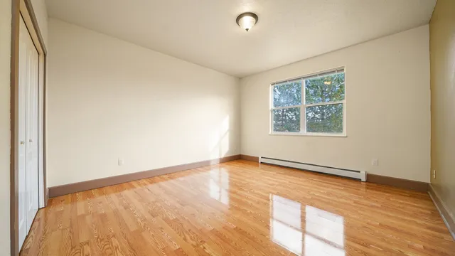 a house view with a garden space