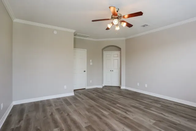 wooden floor in an empty room
