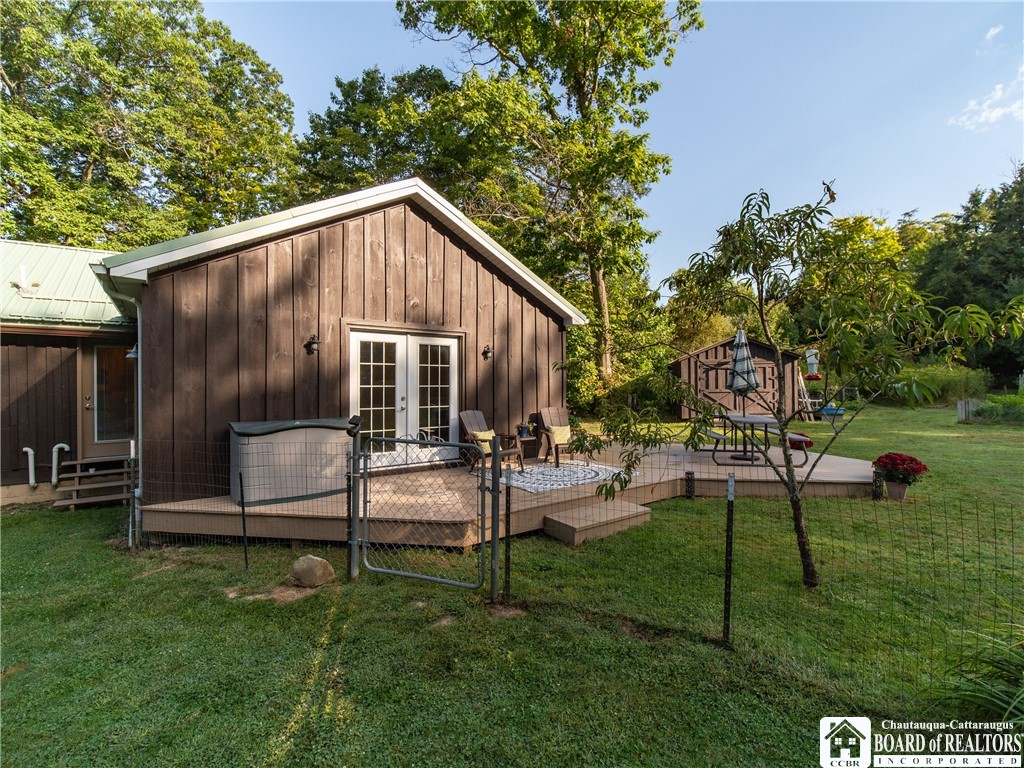 2514 Butts Road North Harmony, NY 14710 - Photo 19 of 38 Rearrange the deck and install the hot tub of your