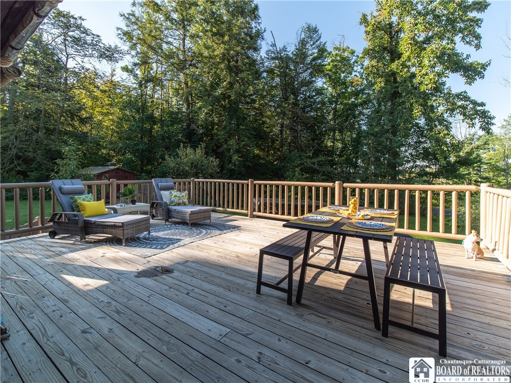 2514 Butts Road North Harmony, NY 14710 - Photo 33 of 38 Enjoy al fresco dining or soak up the sunshine in