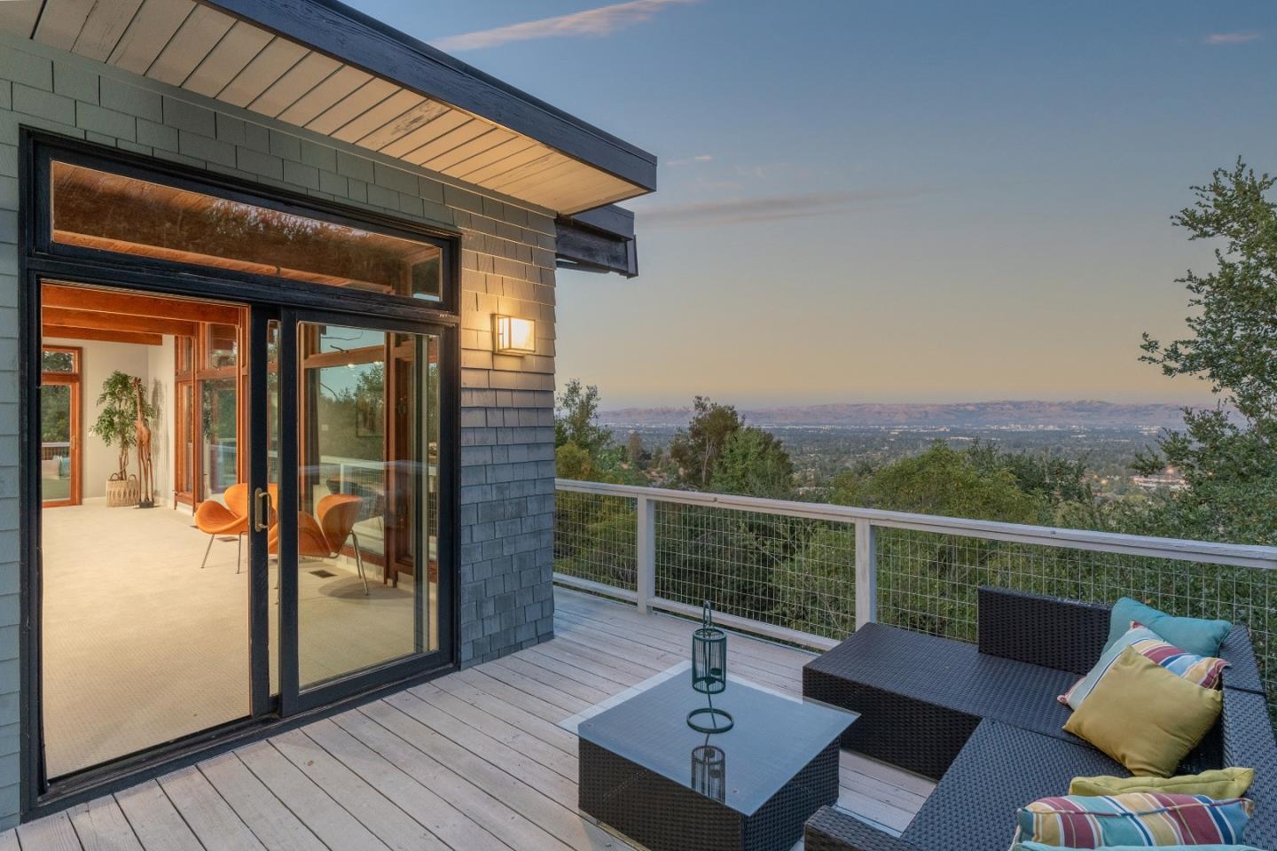 21221 Canyon View Drive Saratoga, CA 95070 - Photo 21 of 45 a view of a roof deck with couches