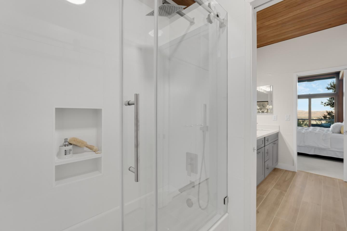 21221 Canyon View Drive Saratoga, CA 95070 - Photo 29 of 45 a en suite bathroom with a shower