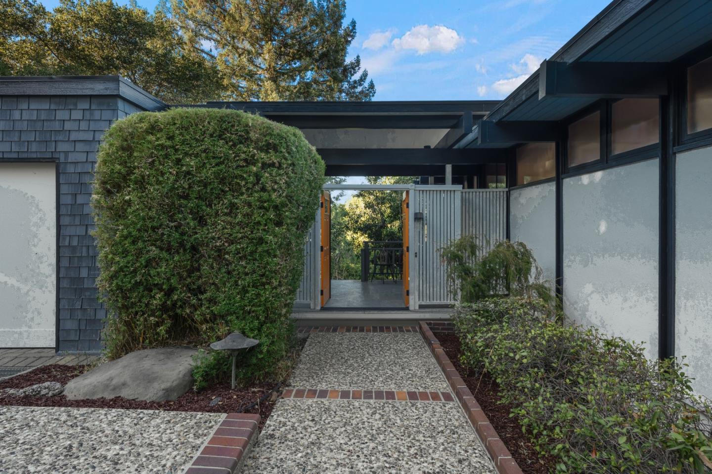 21221 Canyon View Drive Saratoga, CA 95070 - Photo 3 of 45 a view of a pathway of a house
