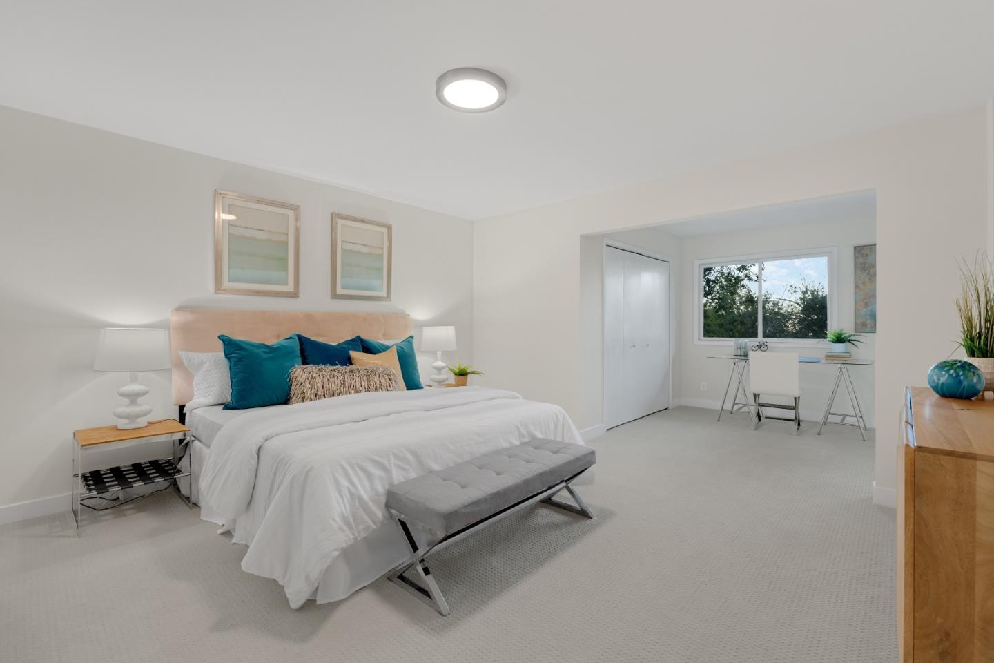 21221 Canyon View Drive Saratoga, CA 95070 - Photo 36 of 45 a bedroom with a bed and a window