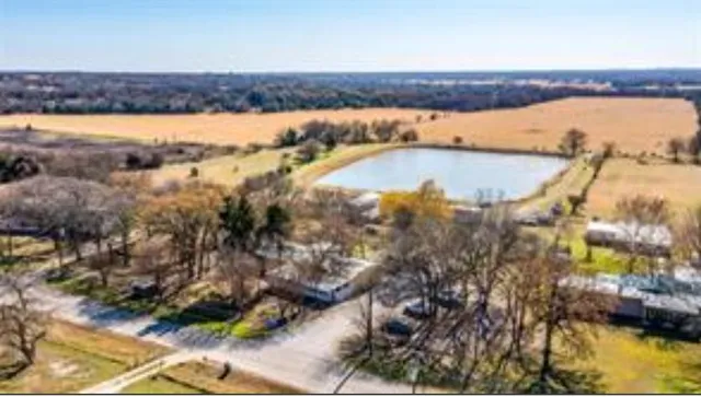 a view of a lake with outdoor space