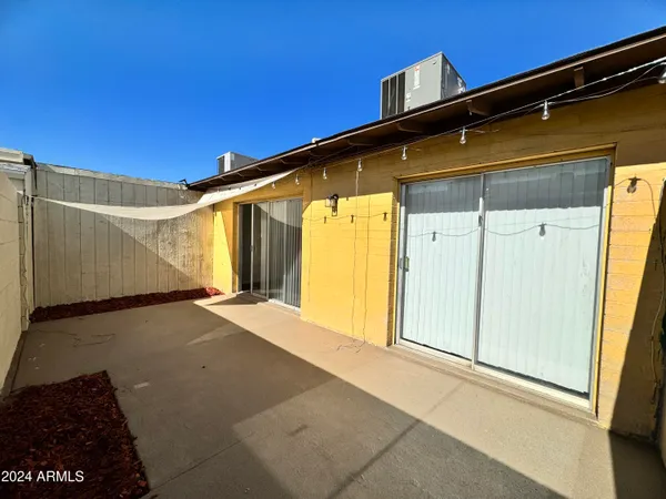a view of front door