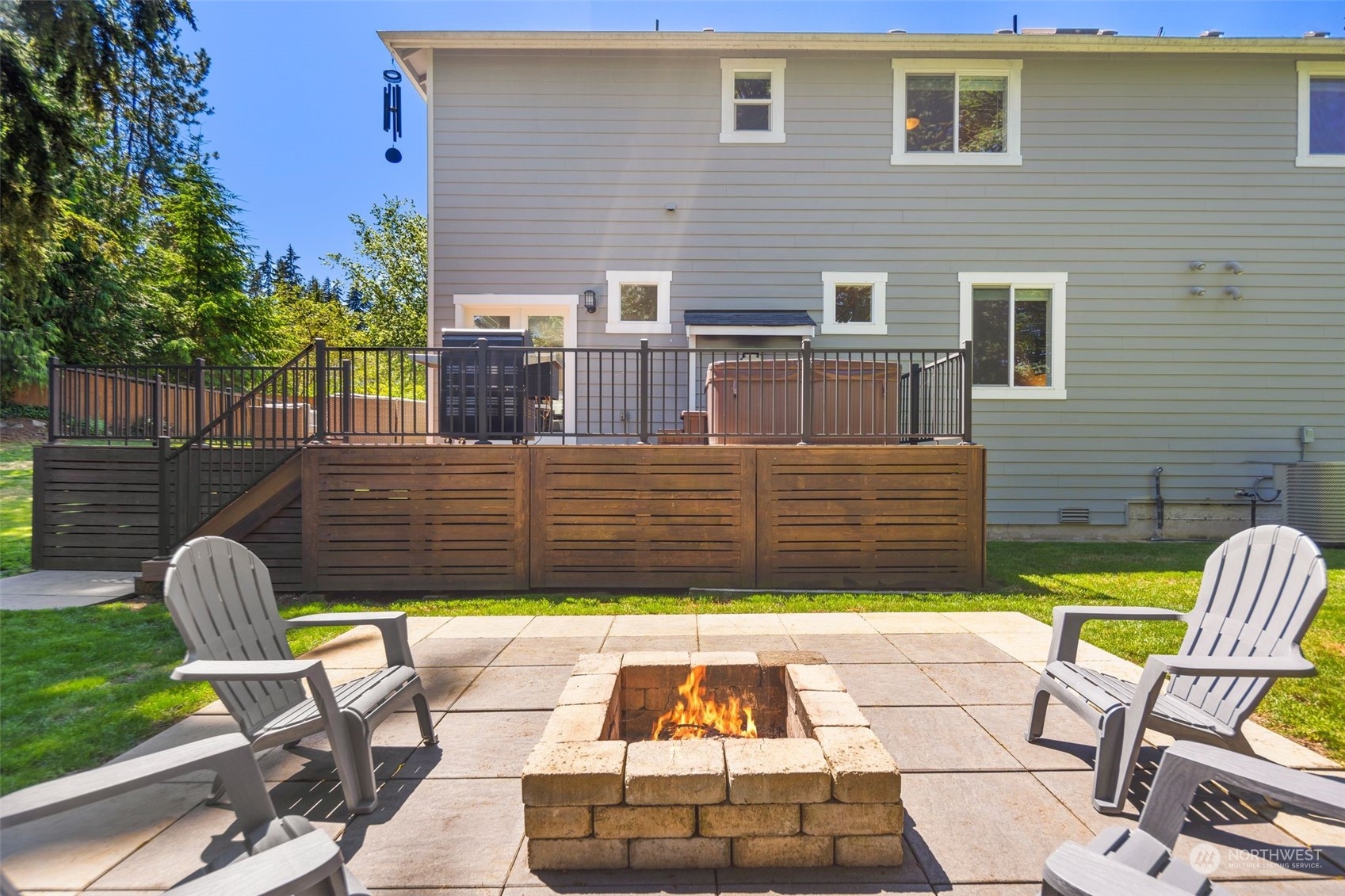 22817 Barker Road Bothell, WA 98021 - Photo 39 of 40 a view of house with backyard and seating area