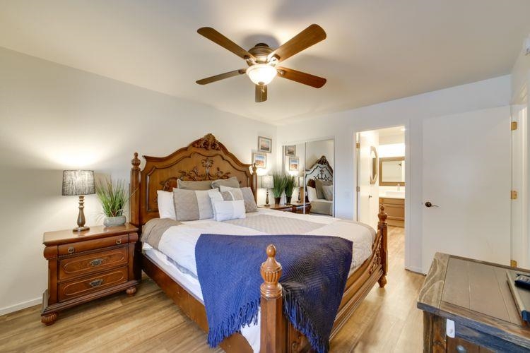 591 Golden Creek Road, Unit 591 Mammoth Lakes, CA 93546 - Photo 13 of 19 a bedroom with a bed and window