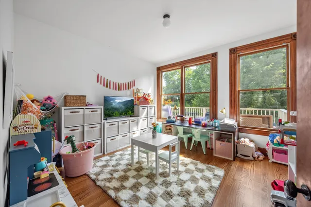 a outdoor living space with furniture and a potted plant