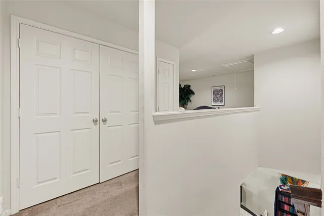 a view of a livingroom with an empty space