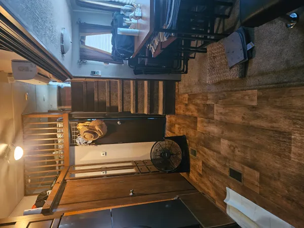 a close view of sink and a stove