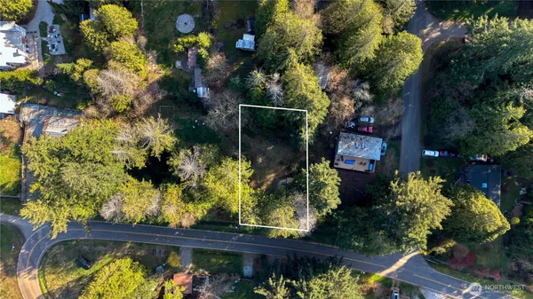 a view of a back yard of the house and swimming pool