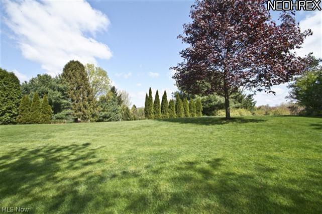 2985 Mill Ridge Circle Northwest Canton, OH 44708 - Photo 2 of 25 View of Side Yard from House. The rare location is very private and serene. There is enough room to install a pool or tennis court.