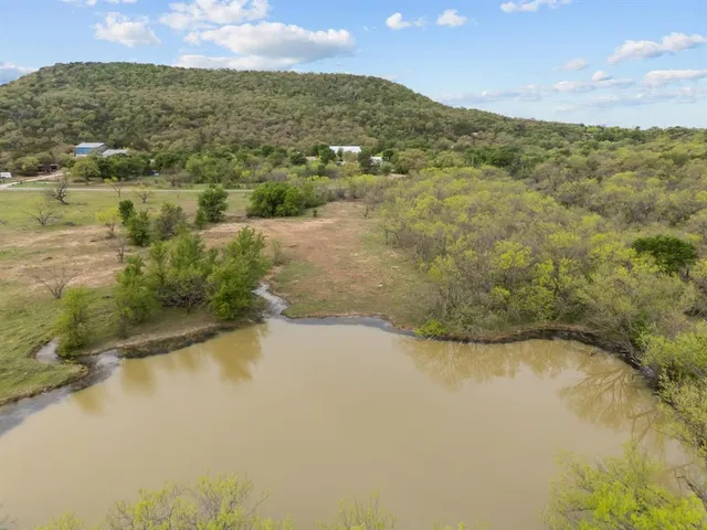 a view of lake and mountain