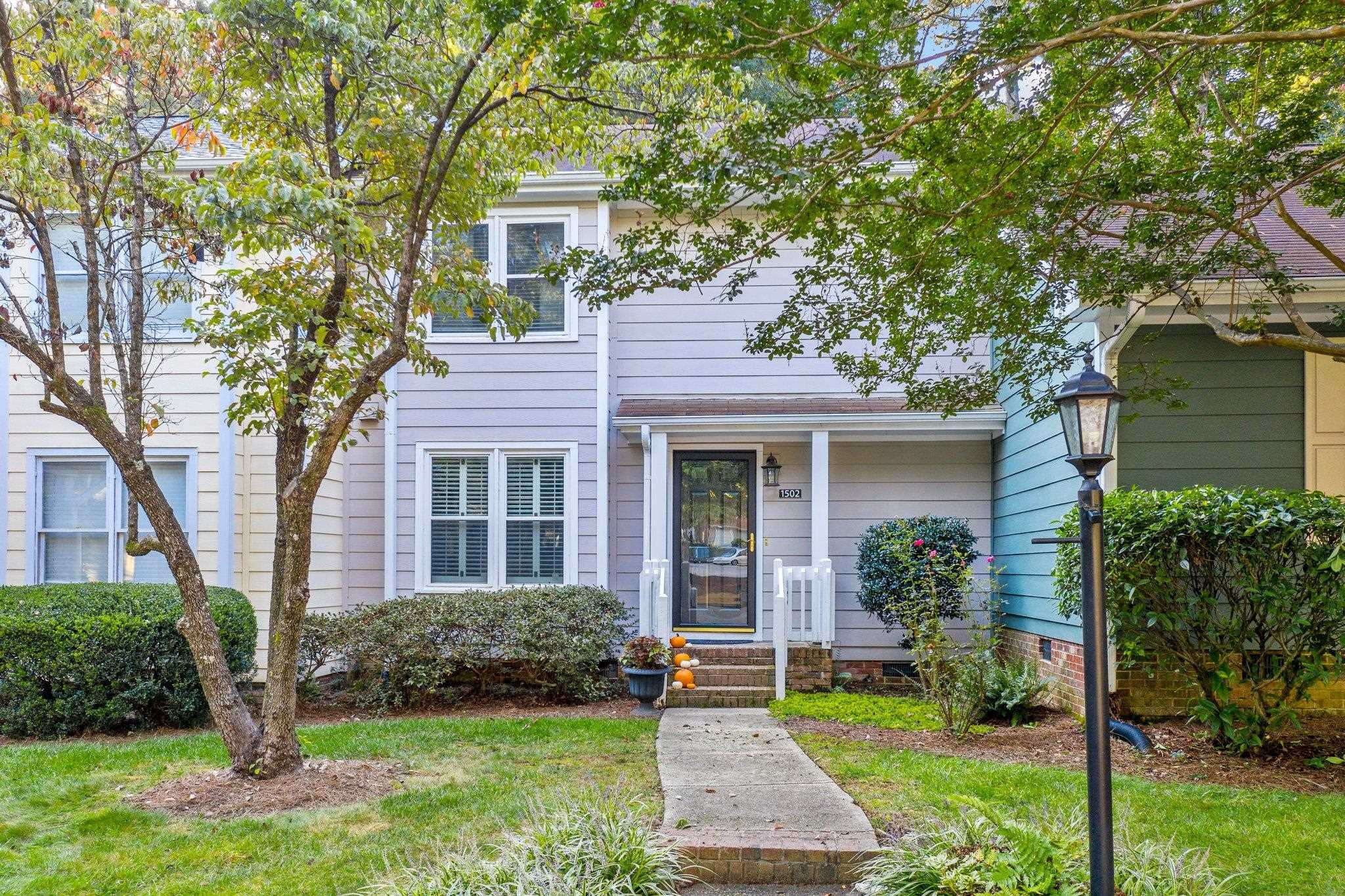 1502 Edgeside Court Raleigh, NC 27609 - Photo 1 of 27 Welcome to 1502 Edgeside Court in North Ridge Villas Homes. Close to dining and shopping in North Hills and along Falls of Neuse Road. Exterior Front