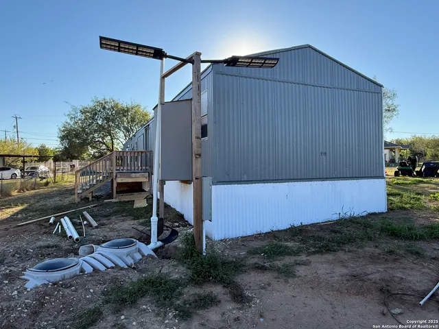 a backyard of a house