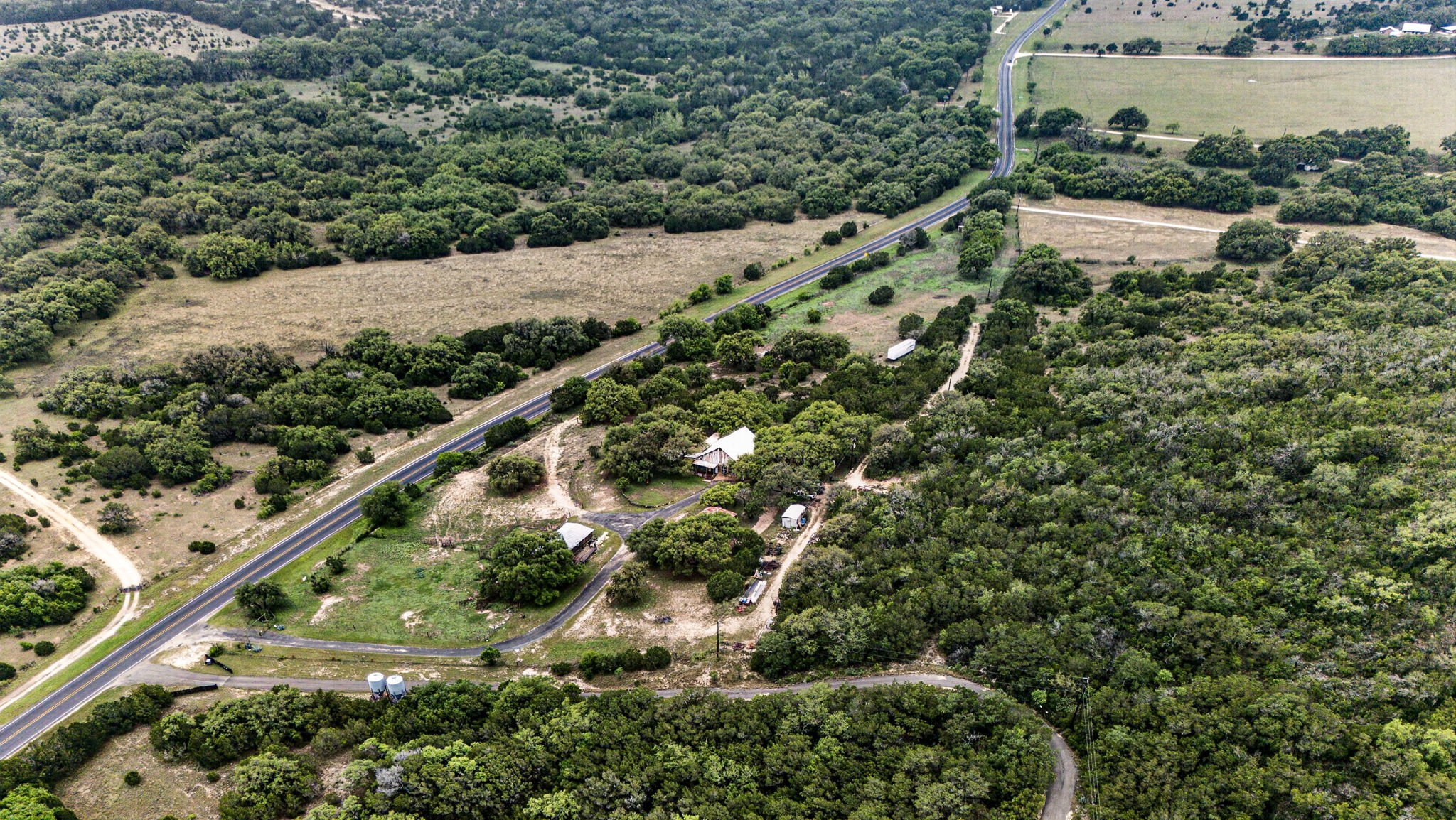 1850 Ranch Road 337 Leakey, TX 78873 - Photo 16 of 50 Wide aerial perspective highlighting privacy and distance from neighboring properties